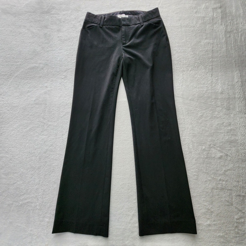 Gap Wide Leg Curvy Profile Trousers Womens 2R Black Flare 29W 31L Office‎ Career